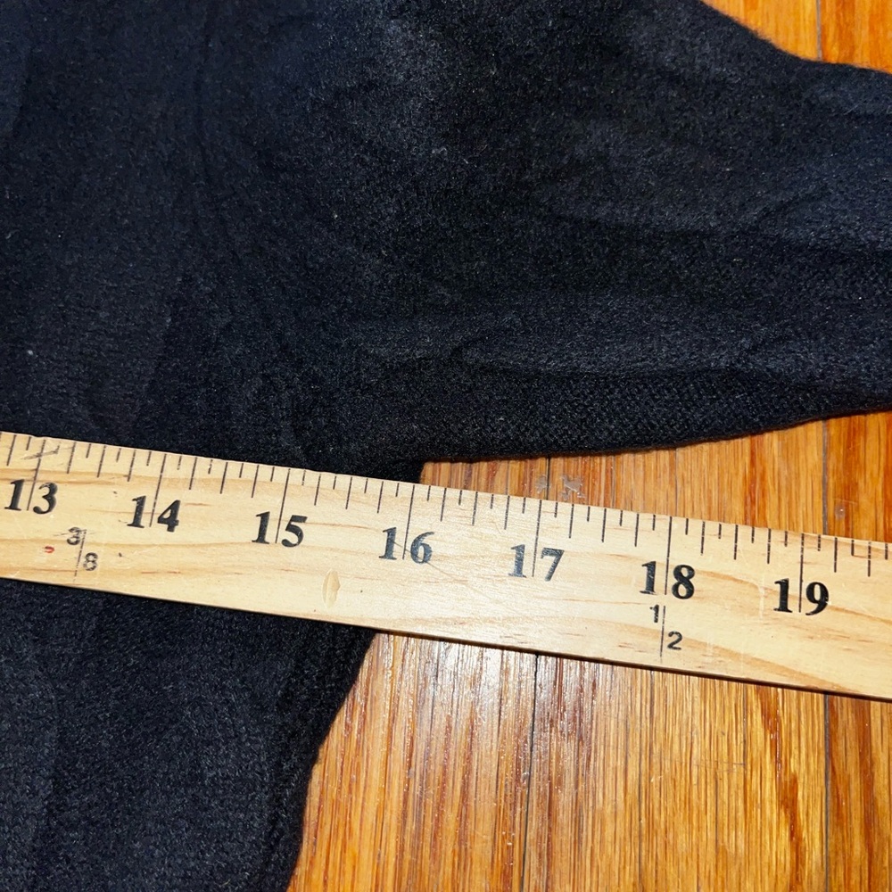 Vineyard Vines Cashmere cardigan black mock neck preppy chunky small academia - Picture 5 of 11